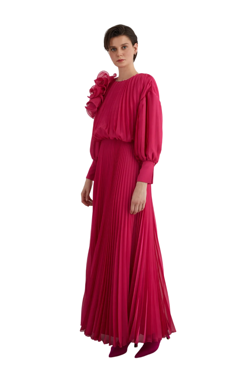 Kırmızı-Bordo Abiye Alternatif